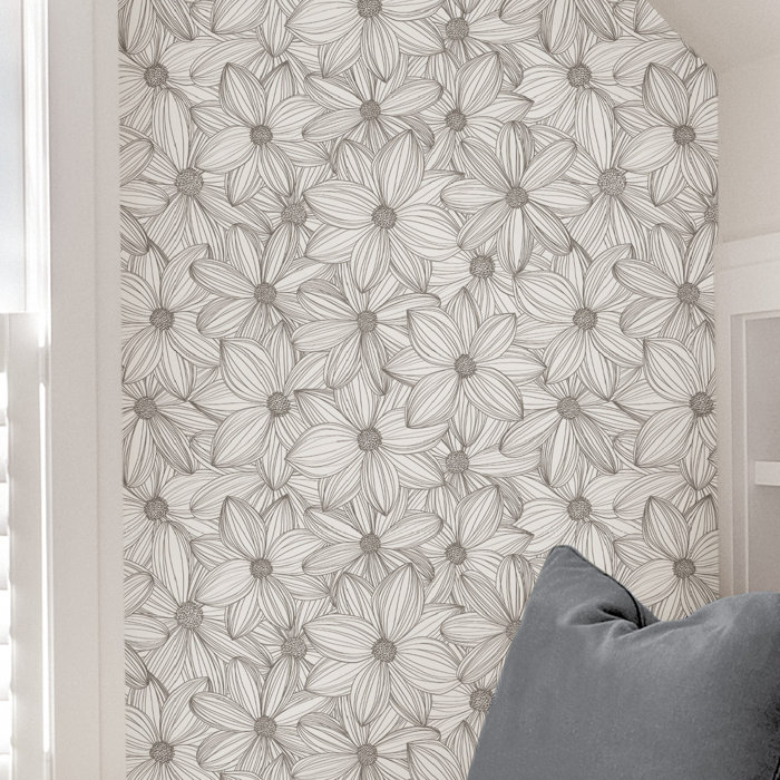 Scott Living 18' L x 20.5" W Peel and Stick Wallpaper Roll & Reviews